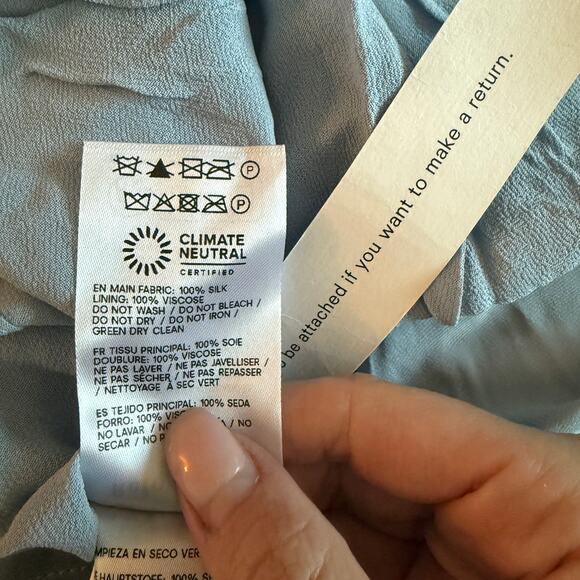 New Reformation Oren Silk Dress - Picture 4 of 5